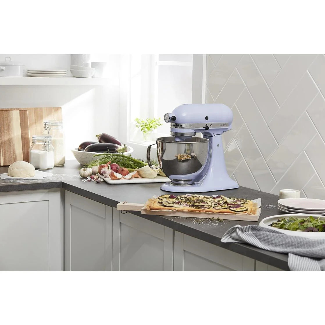 Kitchenaid Artisan Series 5 Quart Tilt Head Stand Mixer, Wildflower, KSM156CXWF