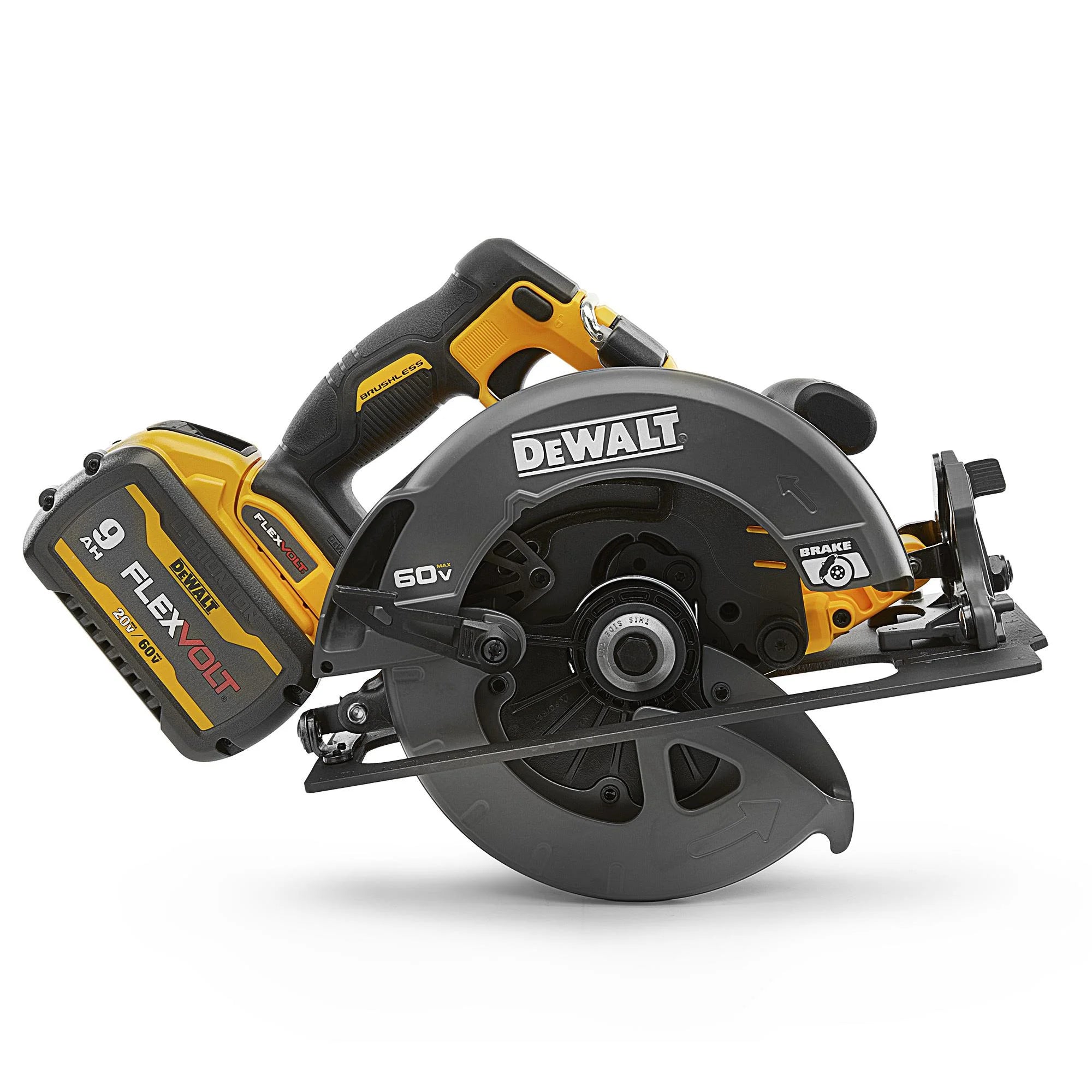 Dewalt FLEXVOLT 60 V 7 1/4 In. Cordless Brushless Circular Saw Kit (Battery & Charger)