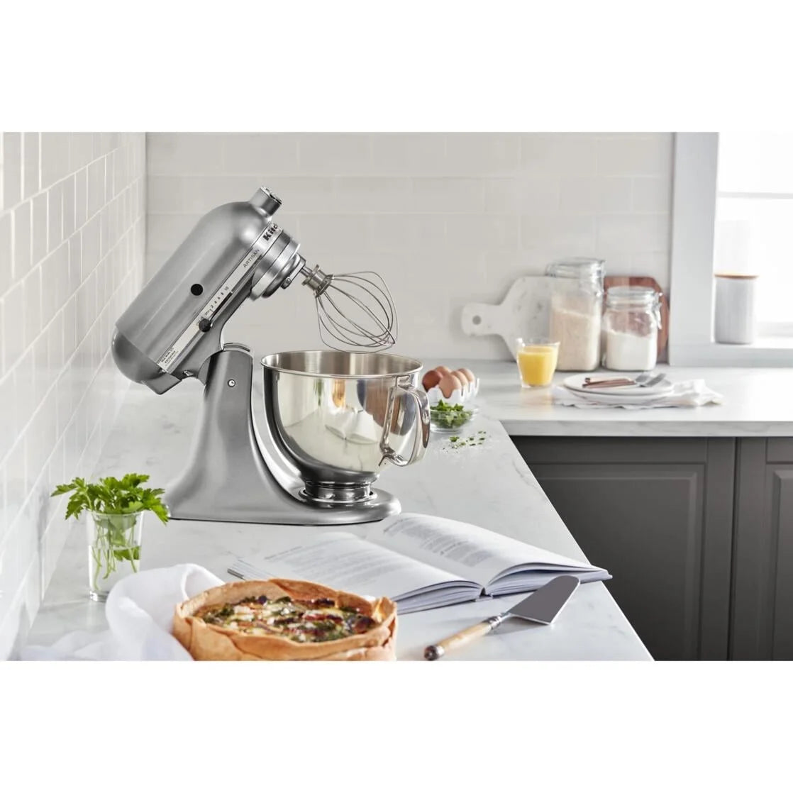 Kitchenaid Artisan Series 5 Quart Tilt Head Stand Mixer, Wildflower, KSM156CXWF