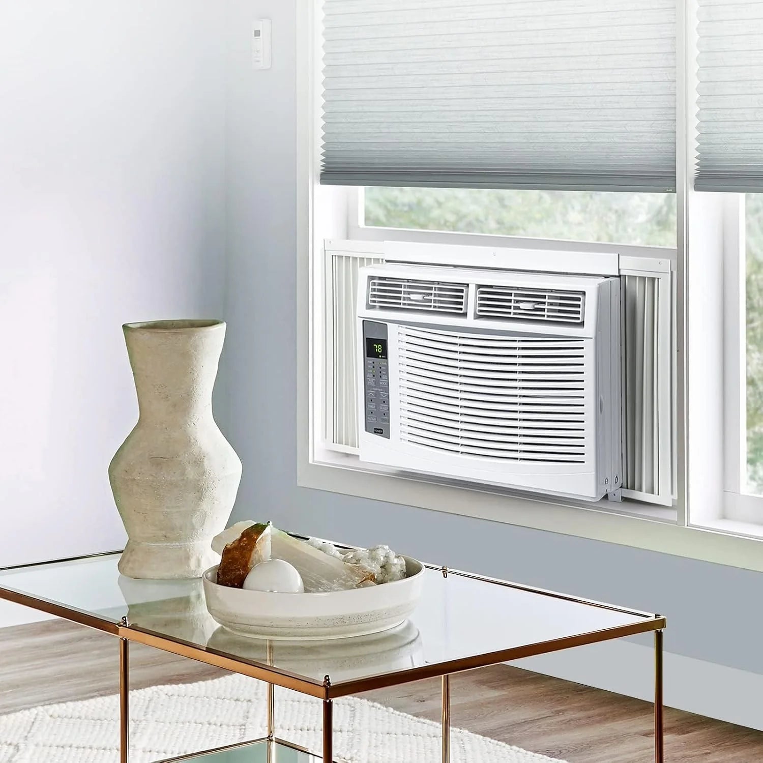 GAOMON Smart 6000 BTU Window Air Conditioner WiFi Enabled AC with Remote & App Control, Timer, Sleep Mode, Easy Install Kit, Cools Rooms up to 350